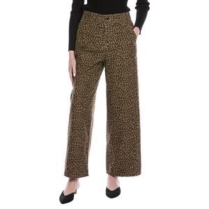 Color Block Womens  Barrel Jean, Brown